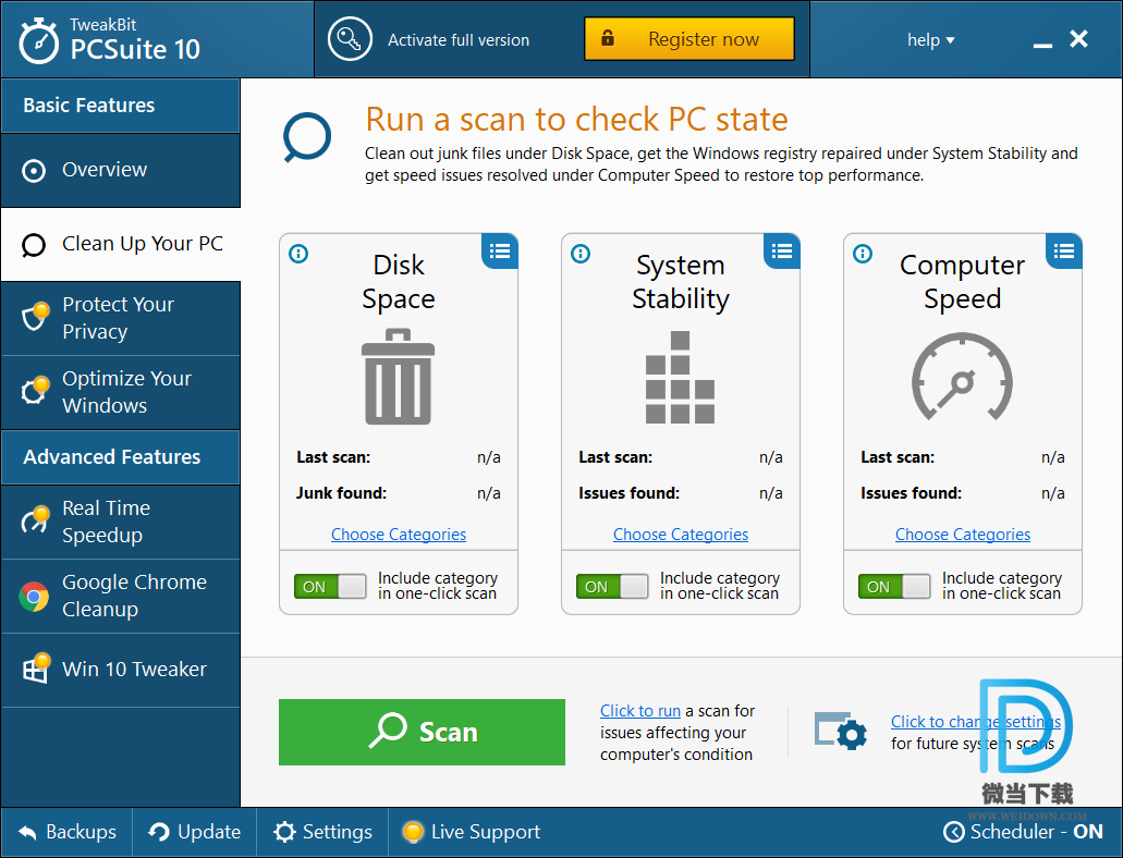 TweakBit PCSuite下载 - TweakBit PCSuite 系统清理优化 10.0.20.0 破解版