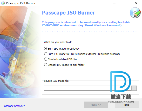 Passcape ISO Burner下载 - Passcape ISO Burner ISO文件刻录软件 2.1.1.305 绿色版