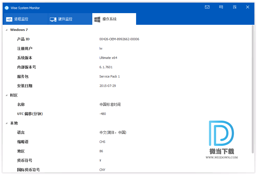 Wise System Monitor下载 - Wise System Monitor 系统状态检测 1.5.3.127 官方免费版