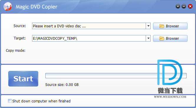 Magic DVD Copier下载 - Magic DVD Copier DVD拷贝工具 10.0.1 破解版