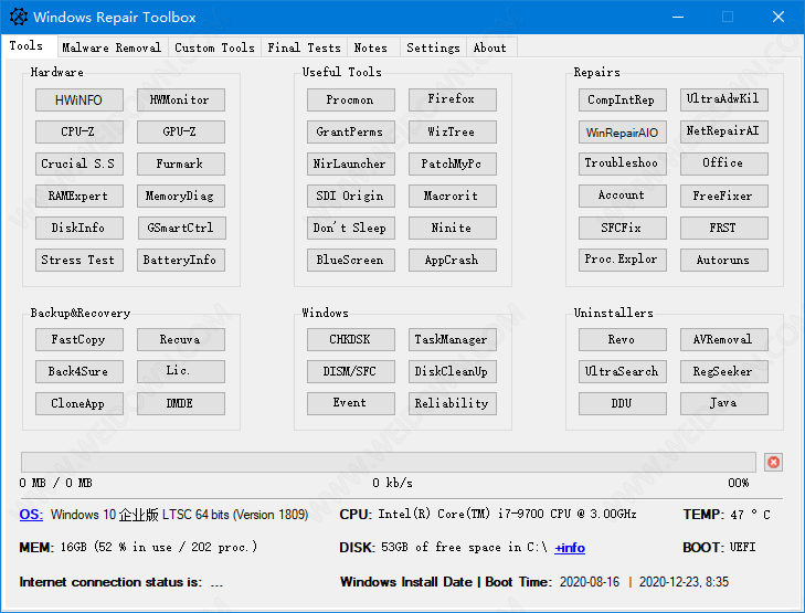 Windows Repair Toolbox