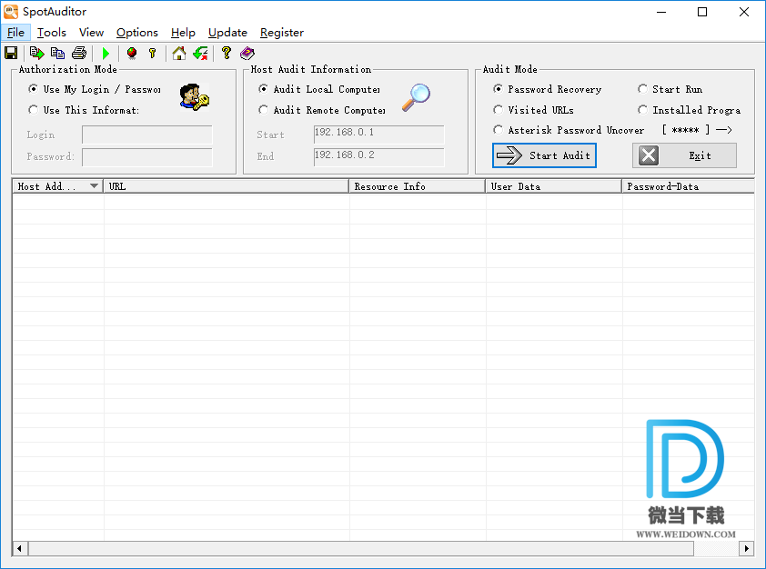 Nsasoft SpotAuditor下载 - Nsasoft SpotAuditor ie缓存密码查看器 5.3.5 便携版