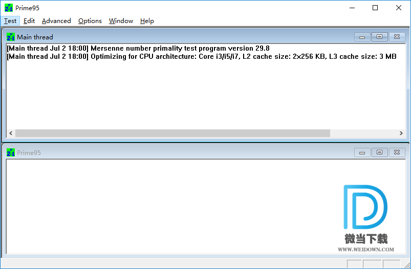 Prime95下载 - Prime95 系统稳定测试软件 29.8.6 免装版