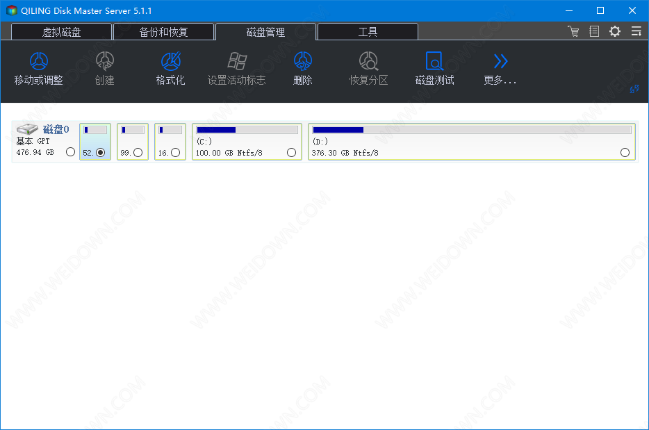 QILING Disk Master Server