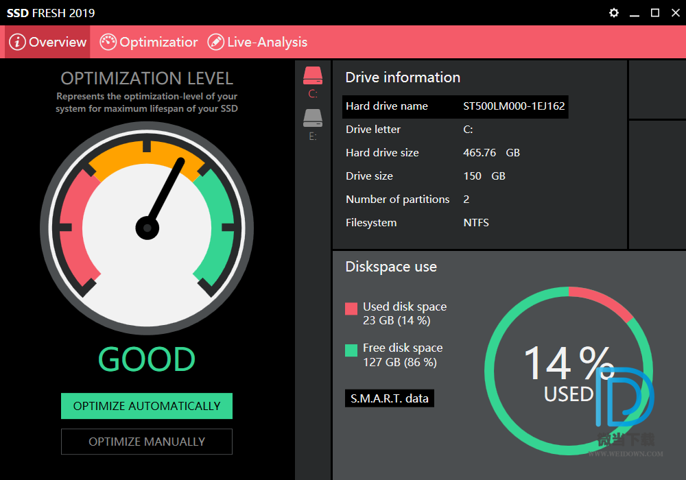 Abelssoft SSD Fresh下载 - Abelssoft SSD Fresh 2019 固态硬盘性能优化工具 8.0.41 破解版