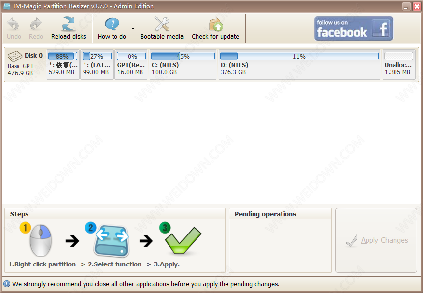 IM-Magic Partition Resizer下载 - IM-Magic Partition Resizer 3.7.0.0 破解版