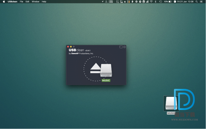 USBclean下载 - USBclean 强大的USB清理工具 3.4.2 破解版 For Mac
