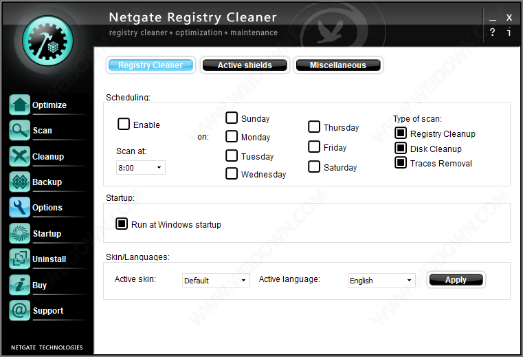 NETGATE Registry Cleaner下载 - NETGATE Registry Cleaner 18.0.900 官方注册版