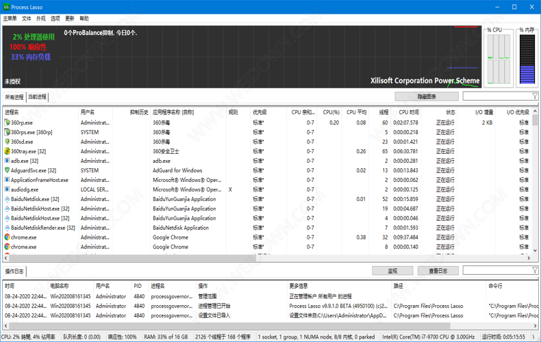 Process Lasso下载 - Process Lasso 9.8.7.18 中文注册版