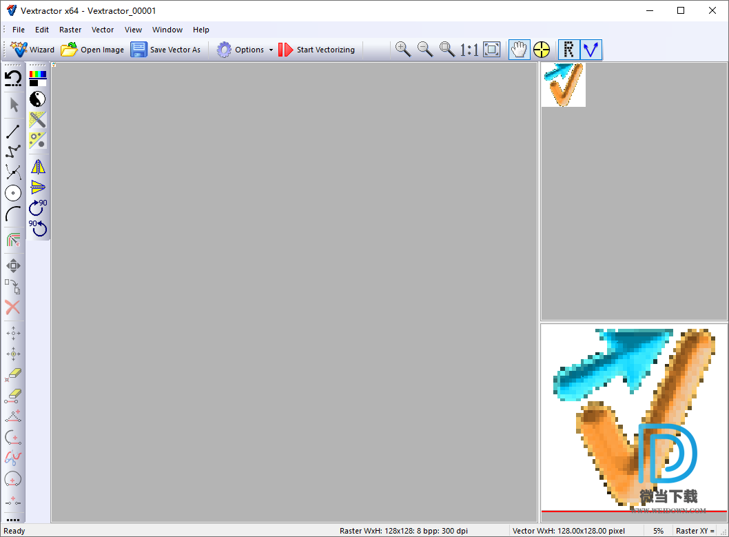 Vextractor下载 - Vextractor 光栅图像转矢量图工具 7.0 破解版