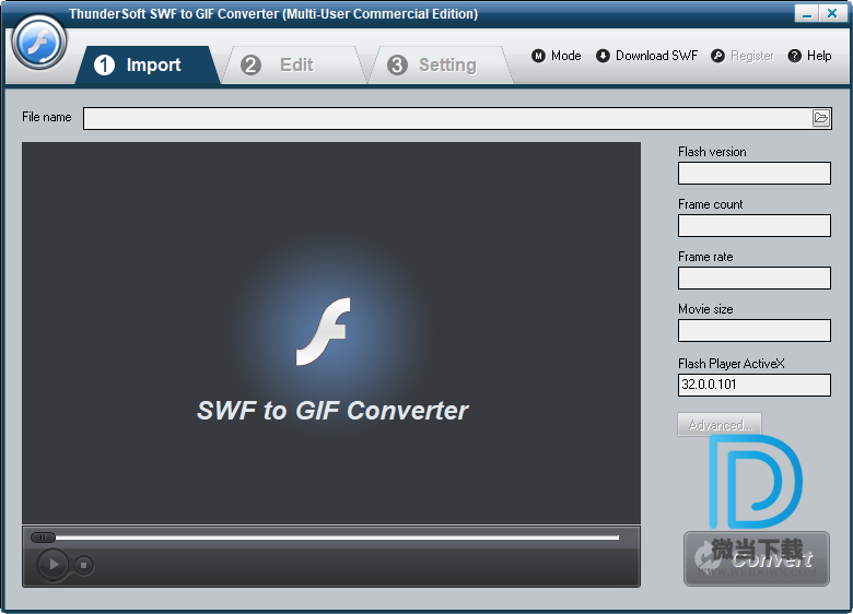 ThunderSoft SWF to GIF Converter下载 - ThunderSoft SWF to GIF Converter SWF转GIF工具 3.9.0.0 破解版