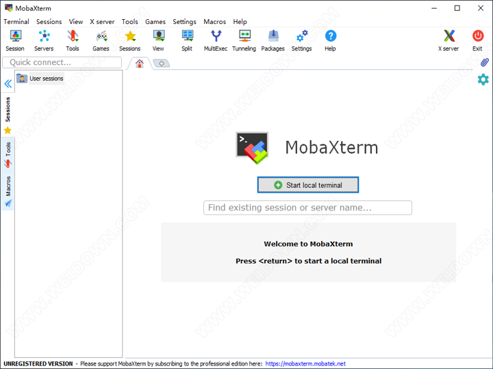 MobaXterm Pro下载 - MobaXterm Pro 远程控制终端软件 12.4 Build 4248 注册版