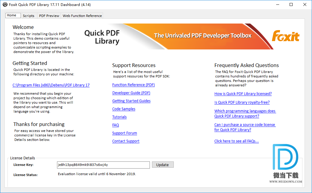 Foxit Quick PDF Library下载 - Foxit Quick PDF Library PDF编程控件 17.11 破解版