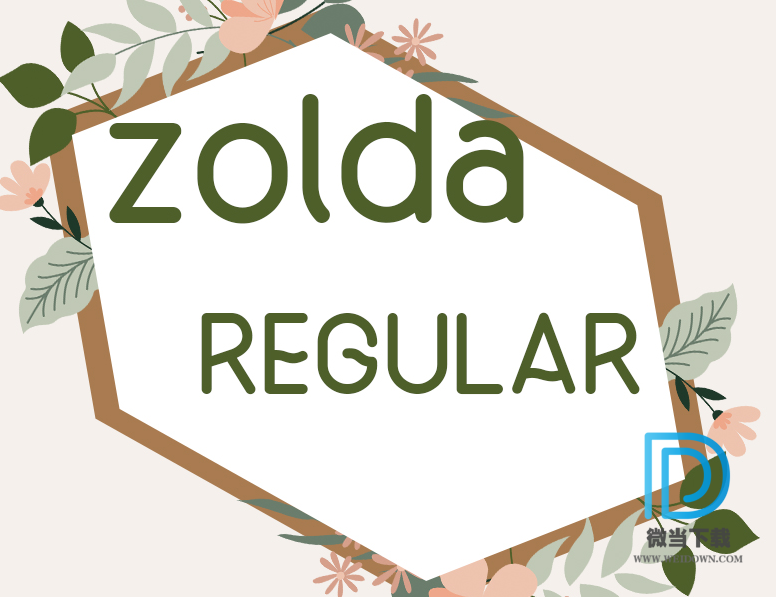 Zolda字体下载 - Zolda字体 免费下载