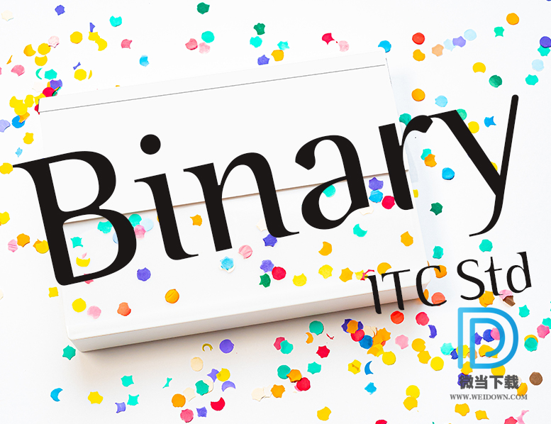 BinaryITCStd字体下载 - BinaryITCStd字体 免费下载