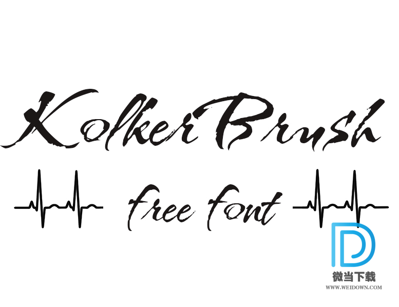 kolkerbrushrob字体下载 - kolkerbrushrob字体 免费下载