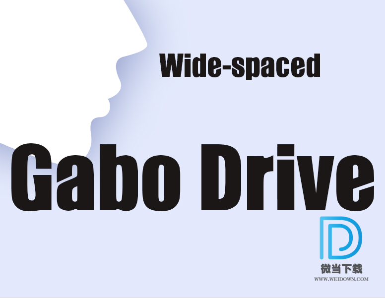 GaboDrive字体下载 - GaboDrive字体 免费下载