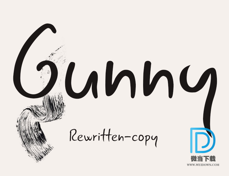 Gunny字体下载 - Gunny字体 免费下载