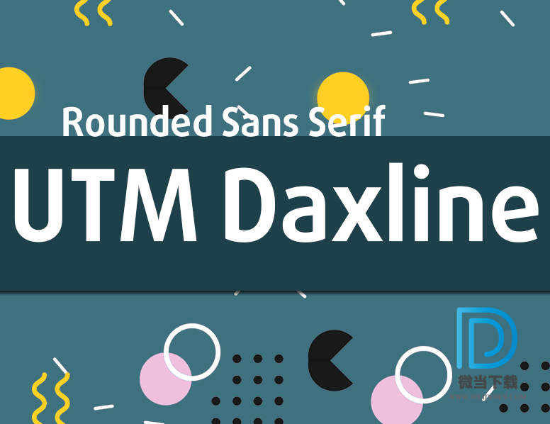 UTM Daxline字体下载 - UTM Daxline字体 免费下载