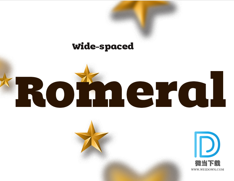 Romeral字体下载 - Romeral字体 免费下载