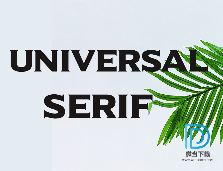 universalserif字体下载 - universalserif字体 免费下载