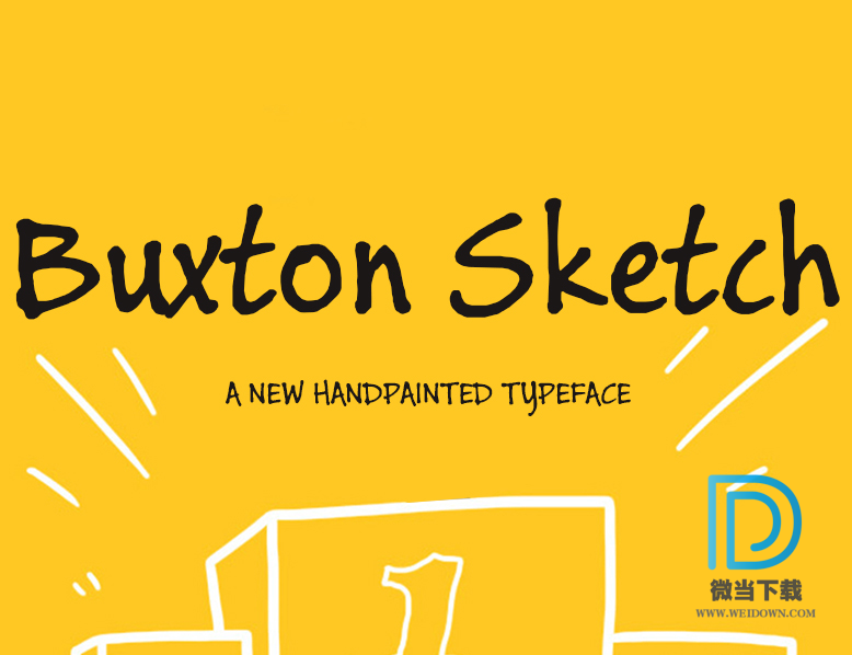 buxtonsketch字体下载 - buxtonsketch字体 免费下载