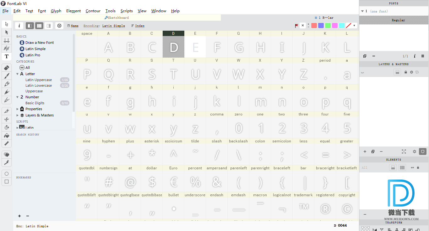 FontLab下载 - FontLab VI 字体制作软件 6.1.4.7044 破解版