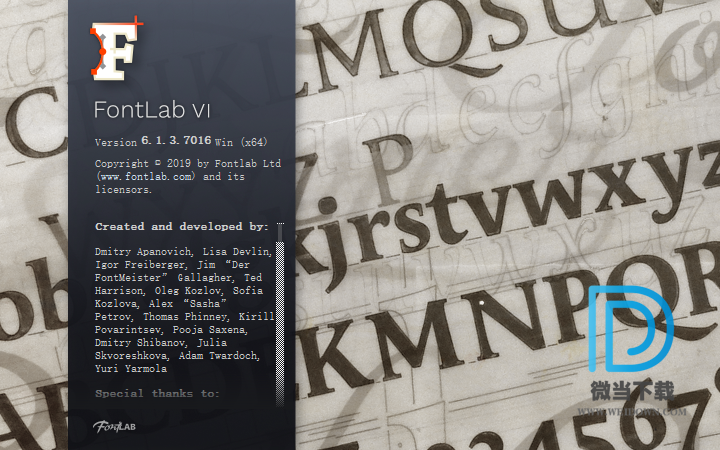 FontLab下载 - FontLab VI 字体制作软件 6.1.4.7044 破解版