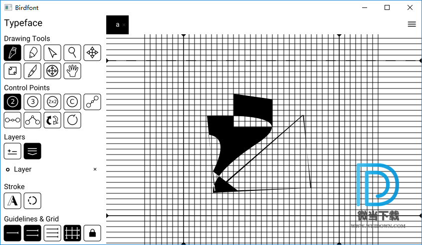 BirdFont下载 - BirdFont 字体编辑器 3.33.3 官方版