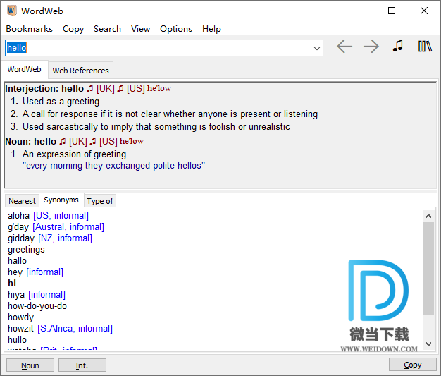 WordWeb下载 - WordWeb 英文词典翻译软件 9.01 官方版