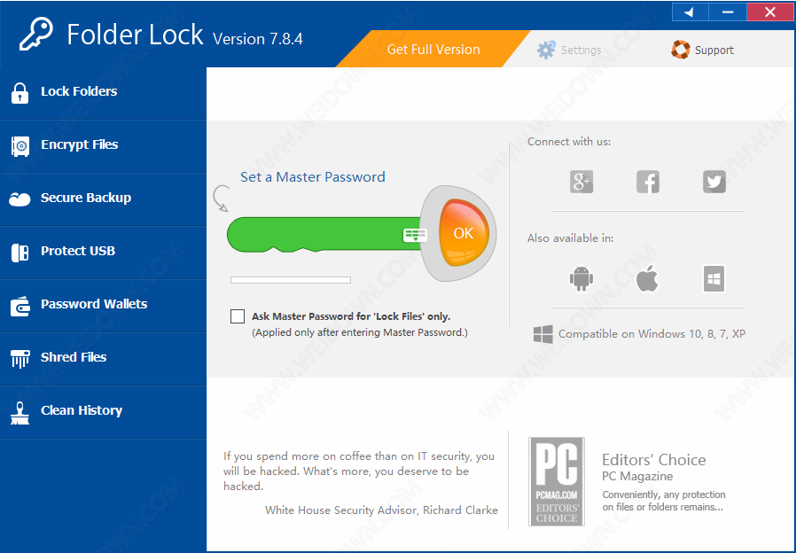 Folder Lock下载 - Folder Lock 7.8.9 破解版