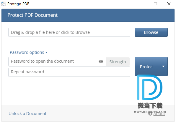 Protego PDF下载 - Protego PDF PDF加密工具 0.8 绿色版