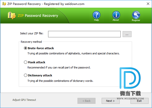 ZIP Password Recovery下载 - ZIP Password Recovery ZIP密码破解软件 2.30 破解版