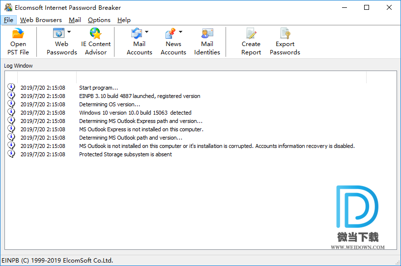 Elcomsoft Internet Password Breaker下载 - Elcomsoft Internet Password Breaker 密码恢复工具 3.10.4887 破解版