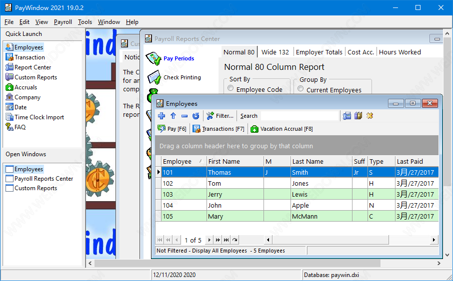 Zpay PayWindow Payroll System