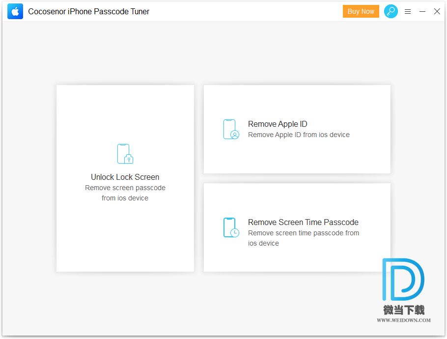 Cocosenor iPhone Passcode Tuner下载 - Cocosenor iPhone Passcode Tuner iPhone密码删除管理工具 3.1.1 破解版