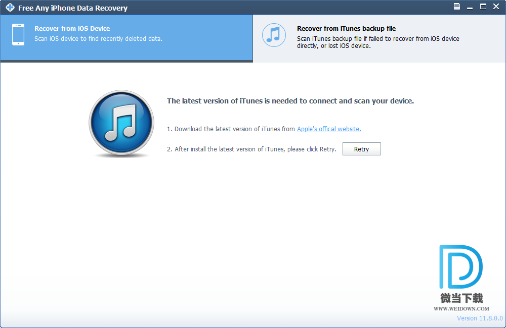 Amazing Any iPhone Data Recovery下载 - Amazing Any iPhone Data Recovery 苹果手机数据恢复软件 11.8.0.0 破解版