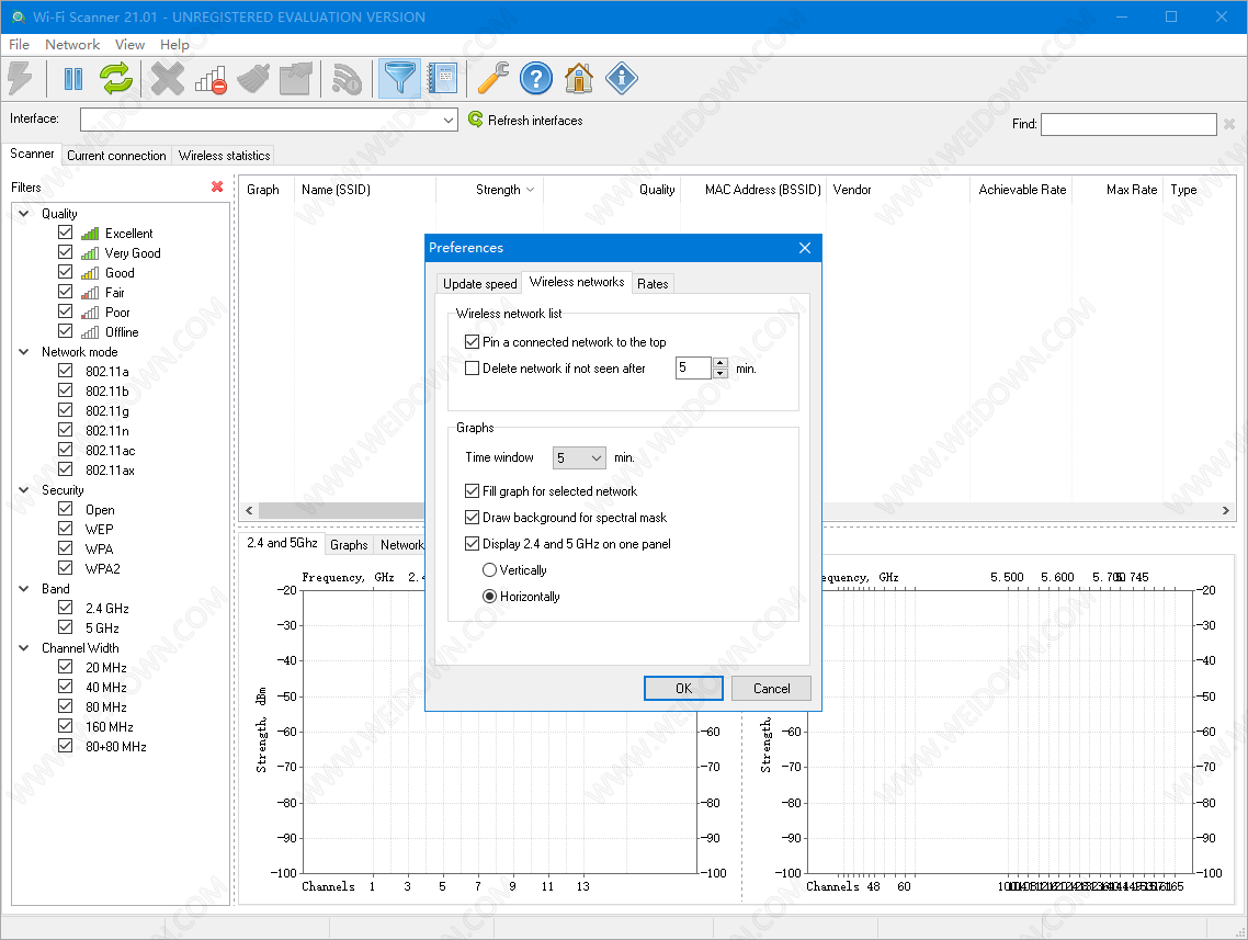 LizardSystems Wi-Fi Scanner下载 - LizardSystems Wi-Fi Scanner 22.08 官方版