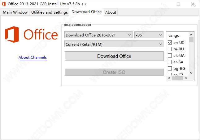 Office 2013-2021 C2R Install