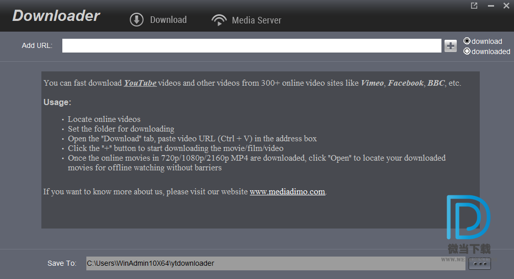 Dimo Video Downloader下载 - Dimo Video Downloader 下载工具 4.4.0 注册版