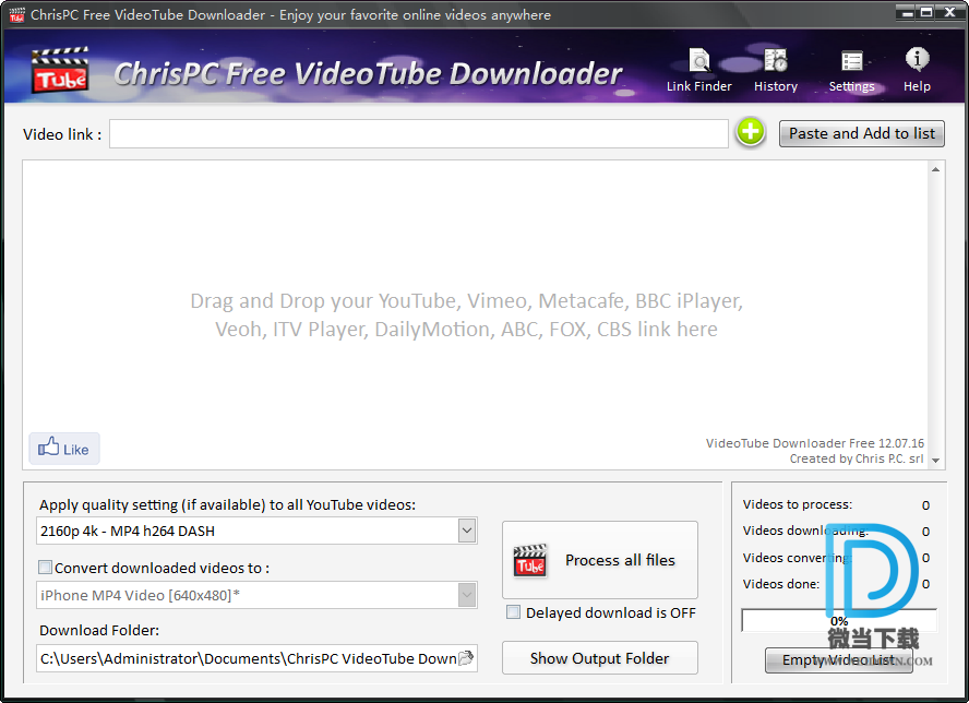 ChrisPC Free VideoTube Downloader下载 - ChrisPC Free VideoTube Downloader 12.13.25 官方版