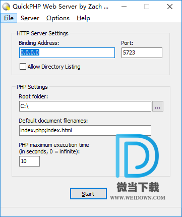 QuickPHP Web Server下载 - QuickPHP Web Server Web服务器搭建 1.14.0.150 绿色版