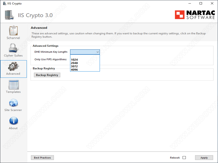 IIS Crypto下载 - IIS Crypto IIS安全管理 3.0.14.0 免费版