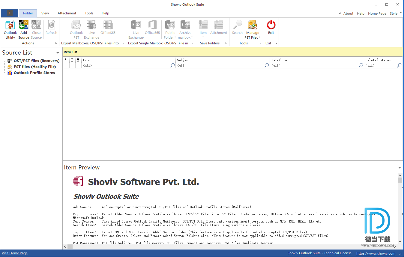 Shoviv Outlook Suite下载 - Shoviv Outlook Suite 邮件文件管理工具 20.1 破解版