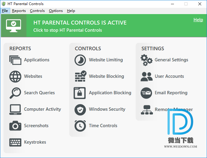 HT Parental Controls下载 - HT Parental Controls 家长控制软件 16.1.1 绿色汉化版