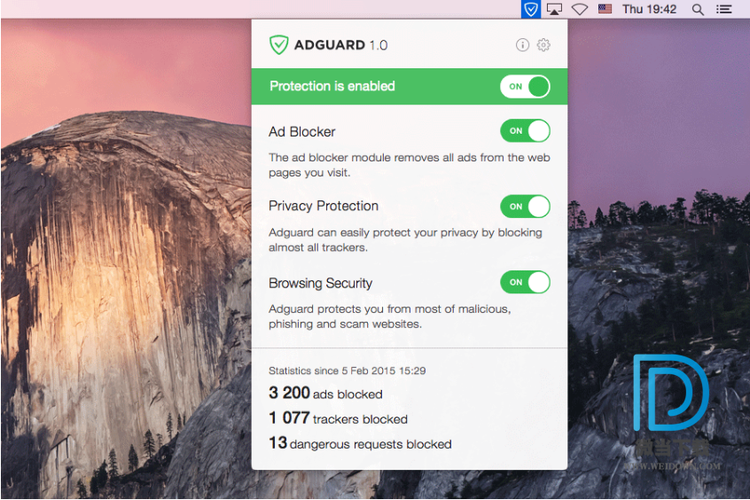 Adguard下载 - Adguard 苹果电脑版广告拦截专家 7.1.2817.0 破解版 For MAC