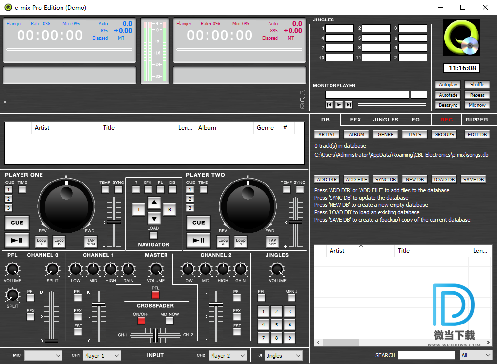 CBL E-Mix Pro Edition下载 - CBL E-Mix Pro Edition DJ混音软件 5.6.0 破解版