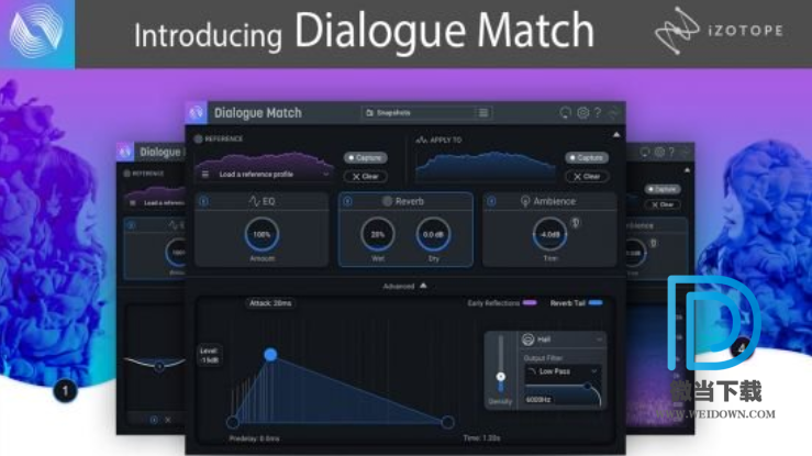 iZotope Dialogue Match下载 - iZotope Dialogue Match 音频后期制作处理工具 1.0.2 破解版