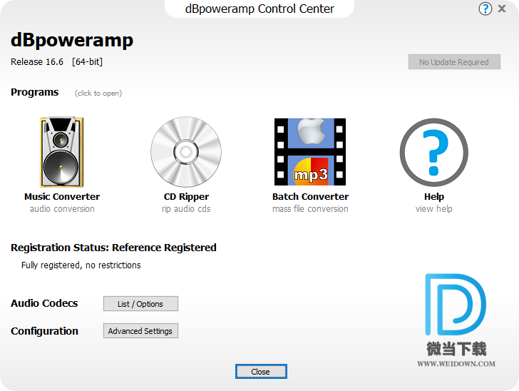 DBpowerAMP下载 - DBpowerAMP 16.6 绿色便携版