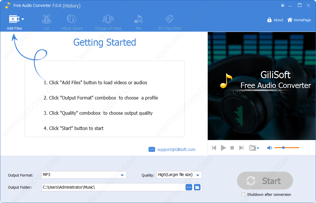 Free Audio Converter下载 - Free Audio Converter 7.0.0 官方版